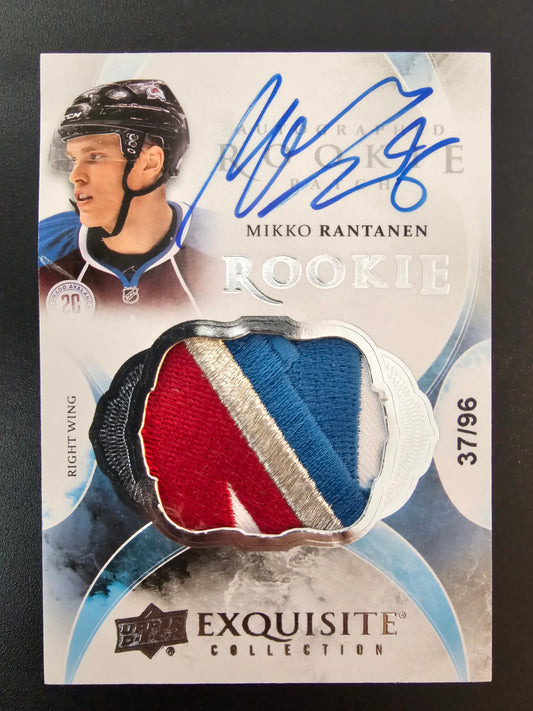 2015-16 Upper Deck The Cup - Exquisite Collection Rookie Autograph Patch -  Mikko Rantanen #105 /96 RY