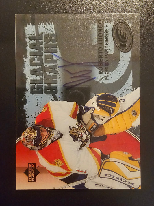 2005-06 Upper Deck Ice - Glacial Graphs - Robert Luongo #GG-RL