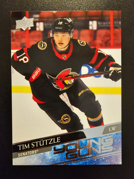 2020-21 Upper Deck - Young Guns - Tim Stützle #482 RC