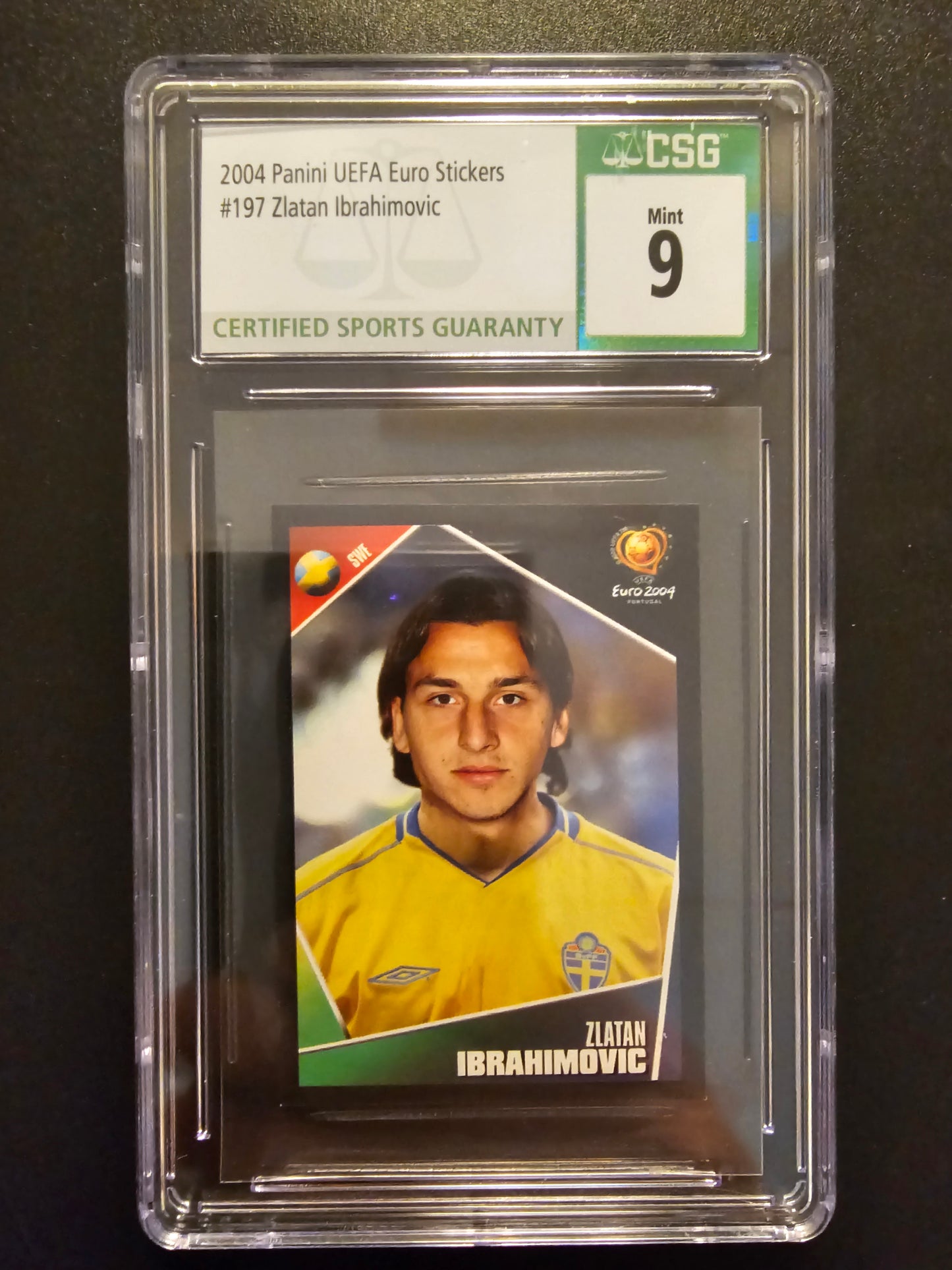 2004 Panini UEFA Euro 2004 - Zlatan Ibrahimovic #197 CSG 9 PRC
