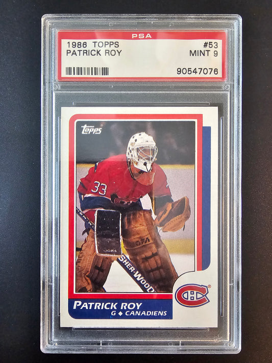 1986-87 Topps - Patrick Roy #53 PSA 9 RC