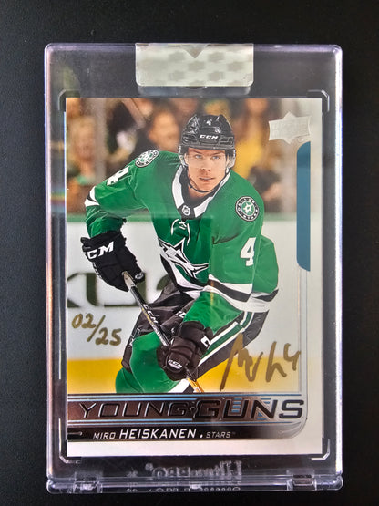 2019-20 Upper Deck Buybacks - Autographed Young Guns Buybacks - Miro Heiskanen /25