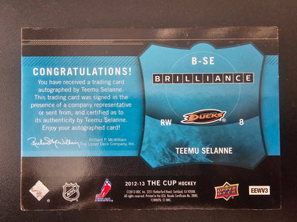 2012-13 Upper Deck The Cup - Brilliance - Teemu Selanne #B-SE