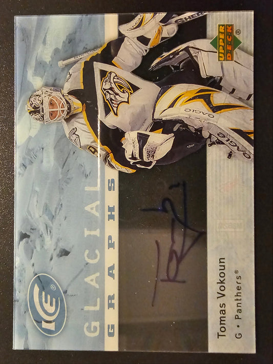 2007-08 Upper Deck Ice - Glacial Graphs - Tomas Vokoun #GG-TV