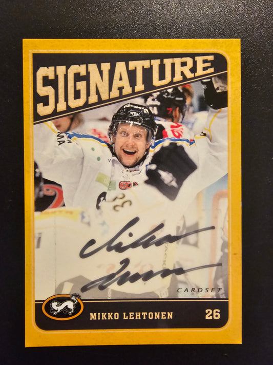 2013-14 Cardset Signature - Mikko Lehtonen /128
