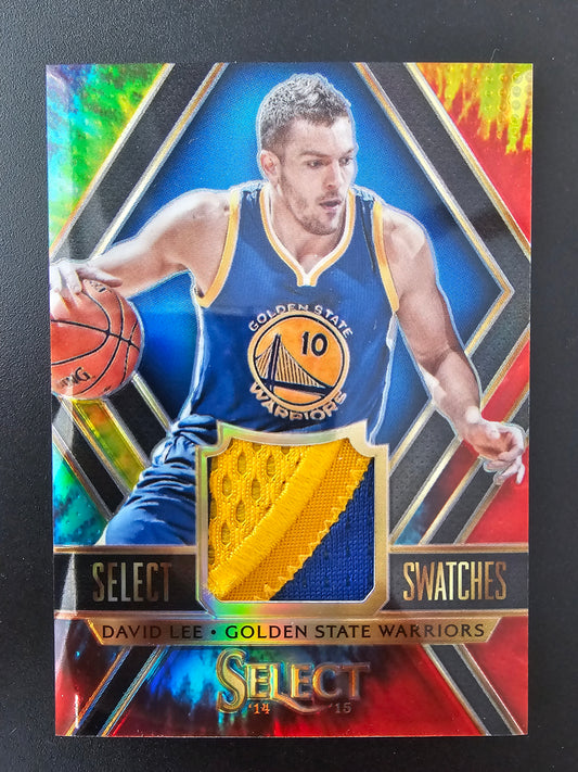 2014-15 Panini Select - Swatches - Tie-Dye Prizm - David Lee #17 /25
