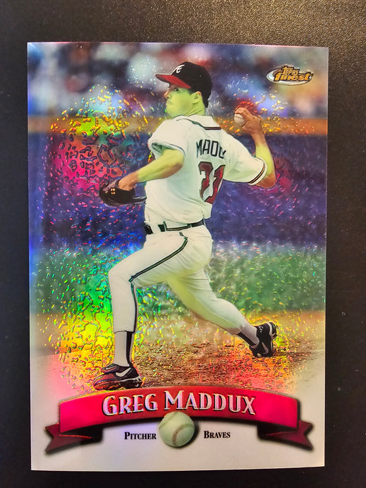 1998 Topps Finest - Jumbo - Refractor - Greg Maddux #5R