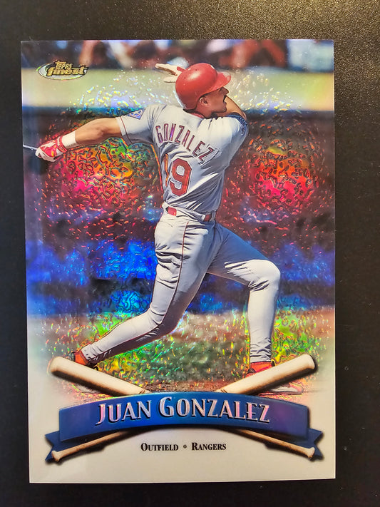 1998 Topps Finest - Jumbo - Refractor - Juan Gonzalez #7R