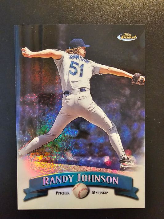 1998 Topps Finest - Jumbo - Refractor - Randy Johnson #3R