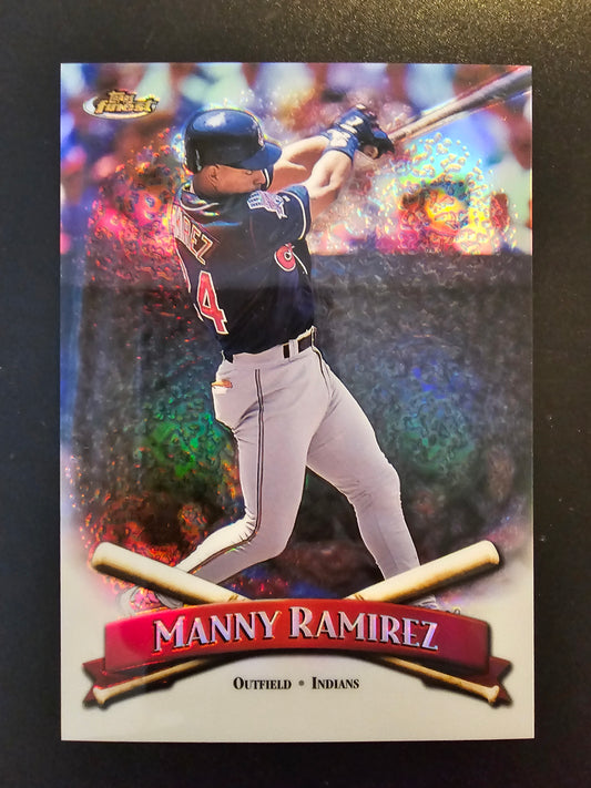 1998 Topps Finest - Jumbo - Refractor - Manny Ramirez #5R