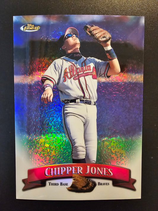 1998 Topps Finest - Jumbo - Refractor - Chipper Jones #4R