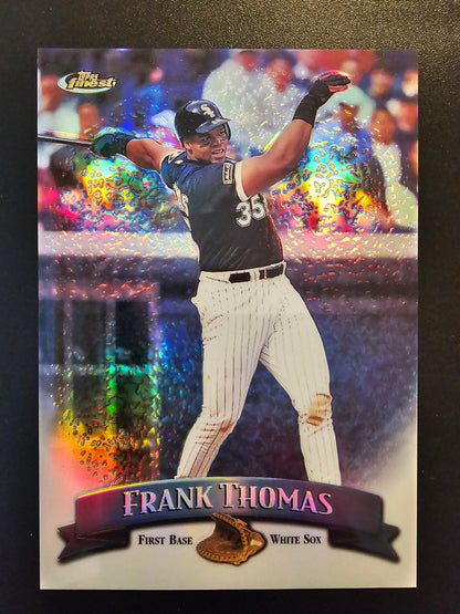 1998 Topps Finest - Jumbo - Refractor - Frank Thomas #1R