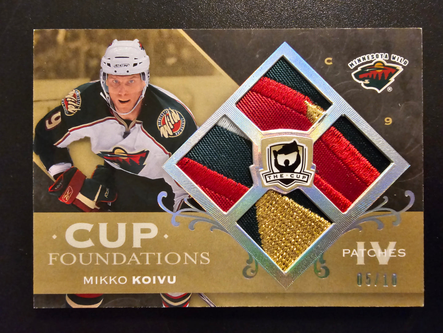 2007-08 Upper Deck The Cup - Cup Foundations Jerseys - Patches - Mikko Koivu #CF-MK /10
