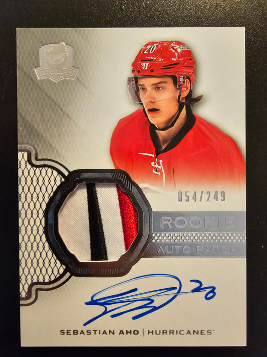 2016-17 Upper Deck The Cup - Rookie Auto Patch - Sebastian Aho #106 /249 RC