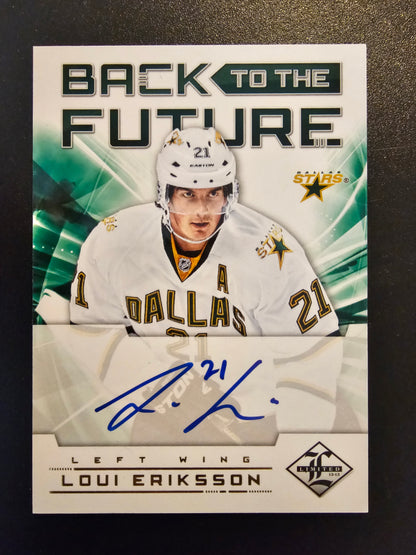 2012-13 Panini Limited - Back to the Future - Signatures - Jaromir Jagr / Loui Eriksson #BTF EJ /25