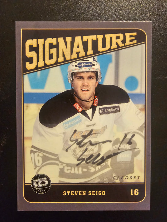 2013-14 Cardset Signature - Steven Seigo /128