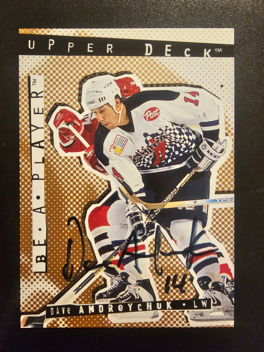 1994-95 Upper Deck Be a Player - Signatures - Dave Andreychuk #52