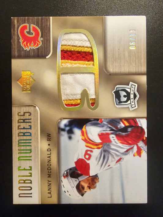 2005-06 Upper Deck The Cup - Dual-Sided Noble Numbers - Lanny McDonald / Joe Cullen #DNN-MM /10