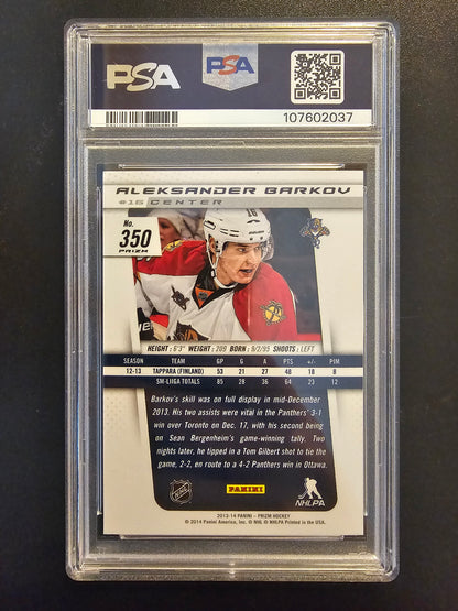 2013-14 Panini Rookie Anthology - Prizm Update - Silver Prizm - Aleksander Barkov #350 PSA9 RC