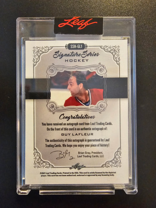 2021-22 Leaf Signature Series - Tiger - Guy Lafleur #SSH-GL1 1of1