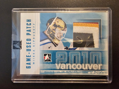 2009-10 In the Game Vancouver 2010 - Game-Used Patch - Miikka Kiprusoff #GUP-11 PR10