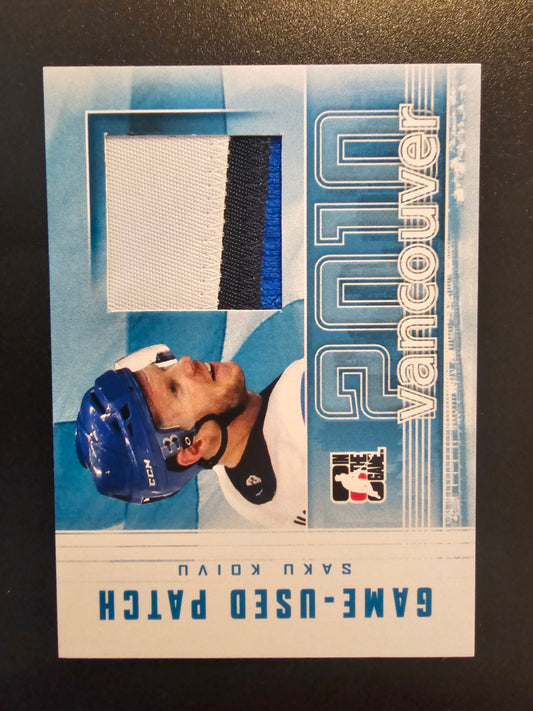 2009-10 In the Game Vancouver 2010 - Game-Used Patch - Saku Koivu #GUP-13 PR10