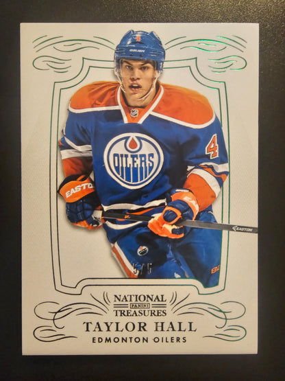 2013-14 Panini National Treasures - Emerald - Taylor Hall #4 /5