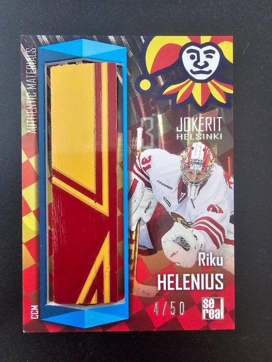 2016-17 Sereal Jokerit Stick - Riku Helenius #JOK-STI-001 /50
