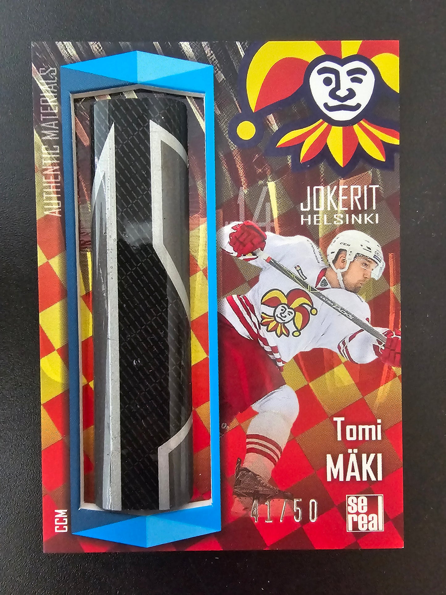 2016-17 Cereal Jokerit Stick - Tomi Mäki #JOK-STI-009 /50