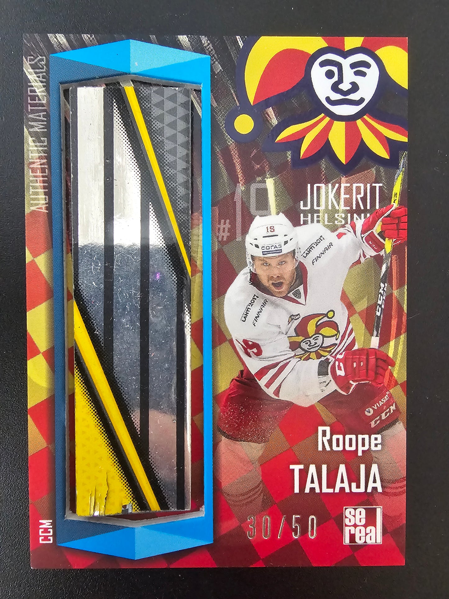 2016-17 Cereal Jokerit Stick - Roope Talaja #JOK-STI-011 /50