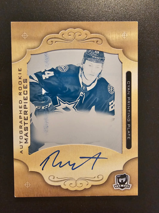 2018-19 Upper Deck The Cup - Rookie Masterpieces - The Cup Rookie Auto - Roope Hintz #CUP-131 1of1 RC