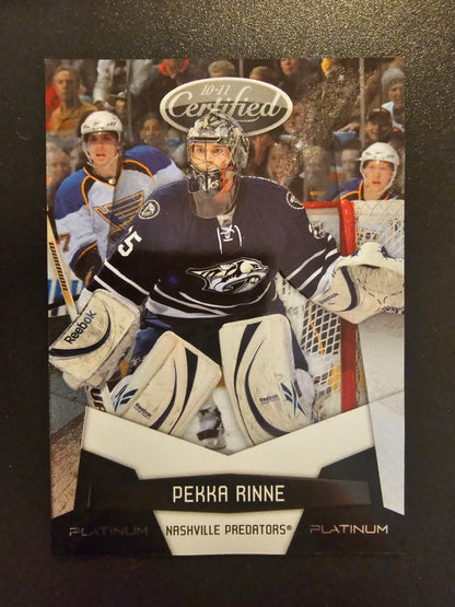 2010-11 Panini Certified - Platinum Black - Pekka Rinne #80 1of1