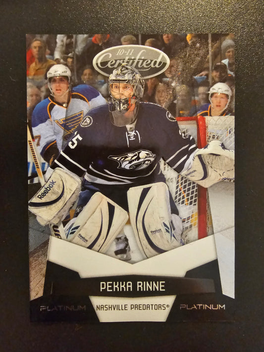2010-11 Panini Certified - Platinum Black - Pekka Rinne #80 1of1