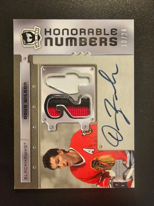 2006-07 Upper Deck The Cup - Honorable Numbers - Doug Wilson #HN-DW /24