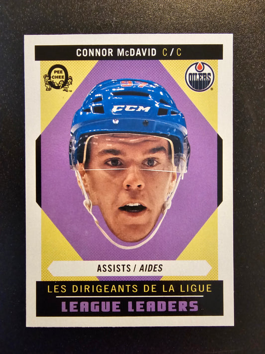 2017-18 O-Pee-Chee - Retro Blank Back - League Leaders - Connor McDavid #599