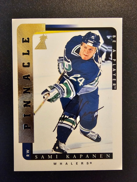 1996-97 Pinnacle Be A Player - Autographs - Sami Kapanen #145