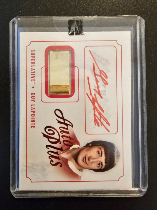 2013 In the Game Superlative The First Six - Superlative Auto Plus - Guy Lapointe #AP-GLA