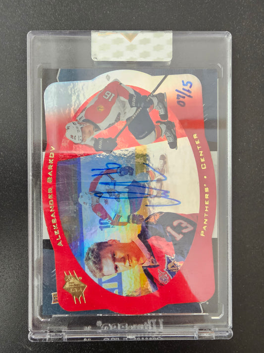 2019-20 Upper Deck Buybacks - Autographed Buybacks - 2013-14 SPx - 1996-97 SPx Retro - Aleksander Barkov /15