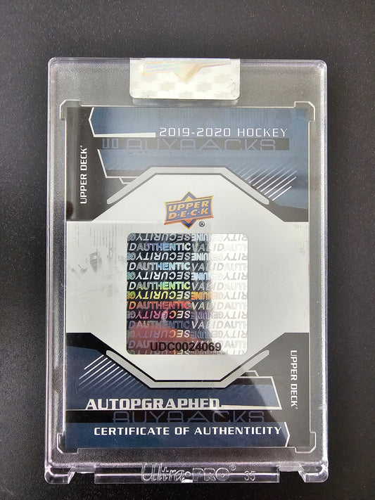 2019-20 Upper Deck Buybacks - Autographed Buybacks - 2013-14 SPx - 1996-97 SPx Retro - Aleksander Barkov /15