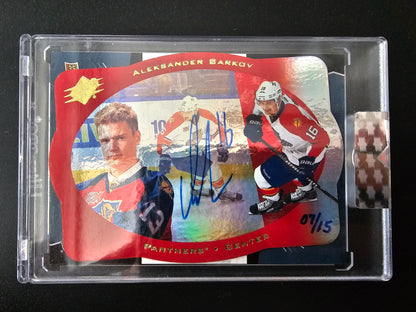 2019-20 Upper Deck Buybacks - Autographed Buybacks - 2013-14 SPx - 1996-97 SPx Retro - Aleksander Barkov /15