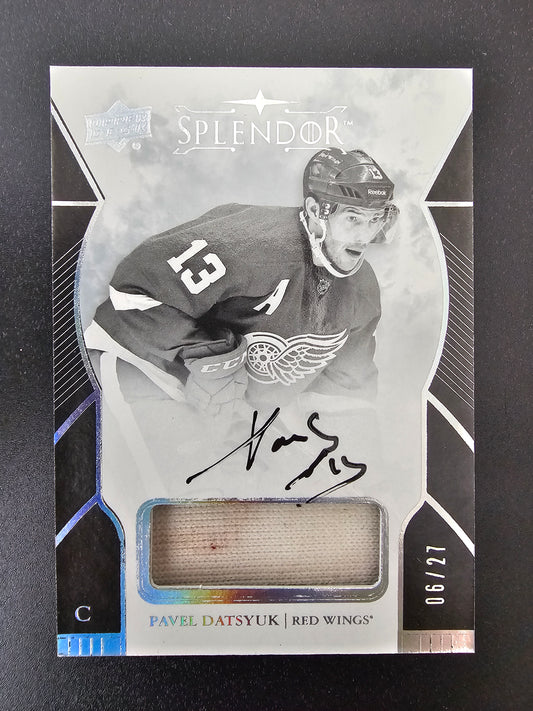 2017-18 Upper Deck Splendor - Black and White - Pavel Datsyuk #BW-PD /27