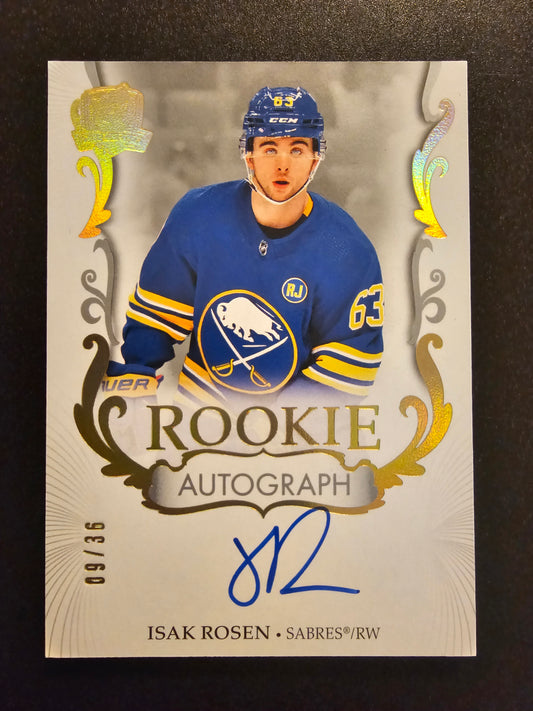 2023-24 Upper Deck The Cup - Rookie Autograph Gold - Isak Rosen #171 /36 RC