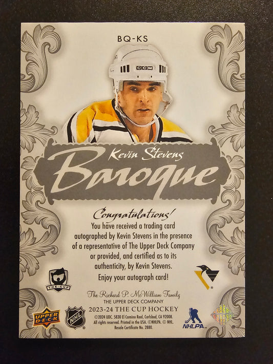 2023-24 Upper Deck The Cup - Baroque - Kevin Stevens #BQ-KS