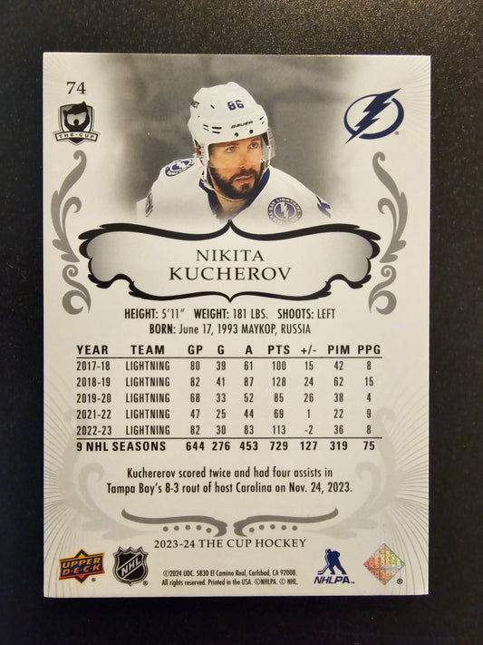 2023-24 Upper Deck The Cup - Nikita Kucherov #74 /249
