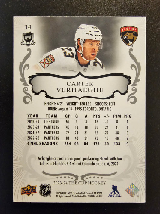 2023-24 Upper Deck The Cup - Carter Verhaeghe #14 /249