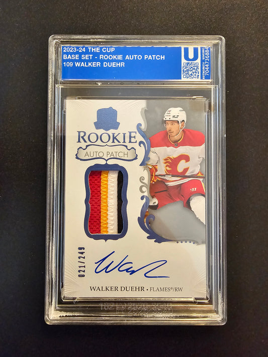 2023-24 Upper Deck The Cup RPA - Walker Duehr #109 /249 RC
