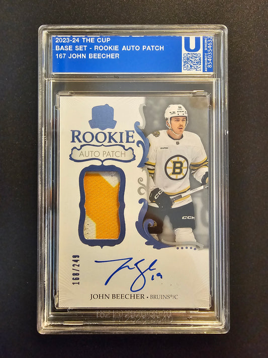 2023-24 Upper Deck The Cup RPA - John Beecher #167 /249 RC