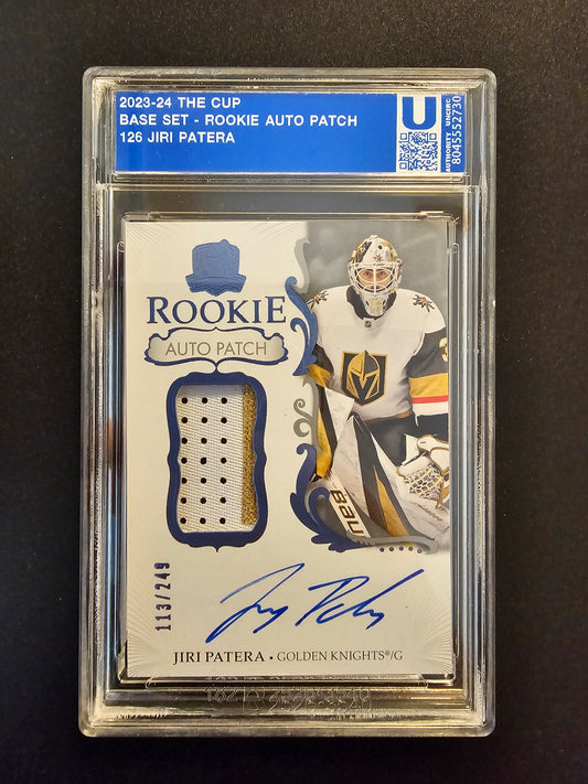 2023-24 Upper Deck The Cup RPA - Jiri Patera #126 /249 RC