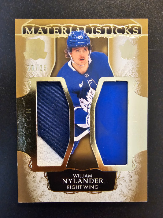 2023-24 Upper Deck The Cup - Material Sticks - William Nylander #MS-WN /25