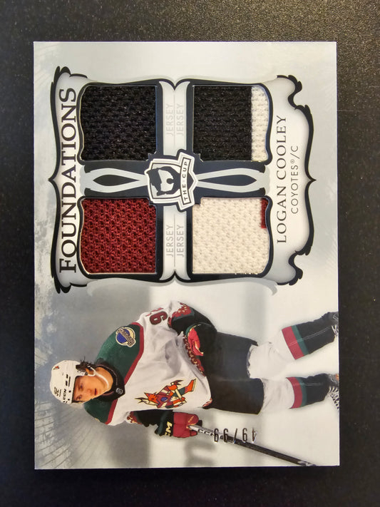 2023-24 Upper Deck The Cup - Rookie Foundations - Logan Cooley #F-CO /99 RC